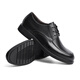 Belle Business Cuir Formal Chaussures pour la vache de banlieue de banlieue de banlieue pour hommes Chaussures en cuir B3GK3CM1 Black-Single 42 (260 mm)