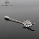 T/Twenties men's business hand-made formal wear gift box mulberry silk Valentine's Day gift for boyfriend and friend [hand-made tie + tie clip + brooch]