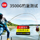 GW光威鱼竿豹影投2.4米超硬海竿海杆套装全套钓鱼竿抛竿远投竿渔具