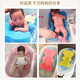 BEVIXI Baby Bath Net Sponge Mat Baby Bath Sac Net Net-Bborn Bath Bath Bath Universal Bath Bed Passon Pish Bath Mat rose [Amélioration de 5,5 cm Version épaissée]