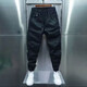 Pantalons décontractés de haute qualité de haute qualité pour garçons avec une salopette de taille polyvalente pour le printemps et l'automne Nouveau style pour les hommes pour les sports confortables et respirants 200 kaki [printemps et automne] xl