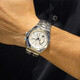 [Second-hand 99 new] Vacheron Constantin men's watch VC vertical and horizontal four-hai series 42mm automatic mechanical men's watch luxury watch 47450/B01A-9226 White disc steel belt