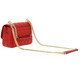 MICHAEL KORS MK Women's Leather Chain Single Shoulder Crossbody Bag 30S7GSLL1L Red 683