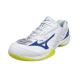 MIZUNO Competition Badminton Chaussures Volleyball Chaussures Men Men Absorbant de choc, Sneakers de griffe d'aigle antidérapante antidérapante Femmes 29KV13062-White / Red Absorbing and Breathable-Basic 44285 mm