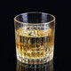 Bar Soul Whiskey Glass Ice Hockey Glass Spirit Glass Classic Eternal Glass Striped Whiskey Glass Bar ROCK Cup Classic Vertical Stripe Whiskey Glass 300ml