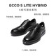 ECCO Men's Business Cuero Zapatos Campeador Derby Zapatos cómodos Shoes formales S Ligera Mezcla 520324 Negro 41