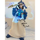 Qiao yumeneng hai einteilig pyjamas für Frauen Winter Koralle Fleece Plüsch verdickte Tiere lustige niedliche Schlafsaal Langes Plüsch-Nachtkleid S Fleece 4839 Blue White Hai-Single Rock M Höhe 152-160