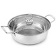Xiaoyu thickened stainless steel hot pot pot noodle pot soup pot Korean household induction cooker universal pot clear soup hot pot 28cm
