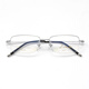 Phil Watanabe LCD business casual lower half frame glasses ultra-light titanium frame anti-blue light anti-radiation men's myopia glasses frame 9923 LCD-9923 black C10 [small] single frame