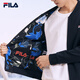 FILA official men's sports jacket 2025 autumn and winter fashionable lining printed basic casual knitted jacket