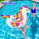 Bestway Baishile children's swimming ring thickened water inflatable seat ring swimming pool child lifebuoy armpit swimming ring floating ring water toy swimming equipment unicorn 36159