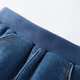 
British off-season autumn and winter baby pants baby plus velvet warm wool base trousers denim blue YRKCJ41236A 110cm