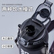Private Good Product Thermos Cup Large Capacity Ton Ton Men's 316 Stainless Steel Students and Children's Sports Big Belly Water Cup Pot White 1000ml (Straw + Direct Drink + Strap)