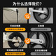 伊贝智儿童平衡车1-3-6-12岁宝宝两轮滑步车2-4-5-8岁自行车小孩无脚踏 12寸 白色 推荐身高80-110cm 幼儿单车童车滑行车