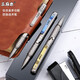 Three-blade wood multifunctional tungsten steel head tactical pen self-defense products for women's self-defense wolf-proof device broken window survival tool 15042 blue pen clip