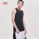 Li Ning (LI-NING) Li Ning Wade Basketball Series Summer Men's Thin Slim Vest Sleeveless Quick-drying Breathable Sports Fitness Wear Top Standard Black L