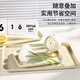 CAIZHI (CAIZHI) Rechteckige Tablett Tee Tablett Haushalt Obstschale Frühstücksschale Aufbewahrungsschale Snack Snack Tablett klein beige cz6752