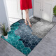 Polycai scrubbable floor mat door mat entrance door floor mat door door floor mat home living room bathroom kitchen anti-slip mat simple and fashionable 60*90cm entrance door
