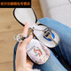 Qindu Card Bag Female Multi-Card Reißverschluss-Münzbrieftasche weibliche Orgel-Schlüssel-Tasche Führerschein Mini Universal Car Schlüsselbeutel kleines Porträt