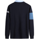 
Shanshan (FIRS) men's fake two-piece sweater for men's winter new business casual lining jacquard medium-thick sweater 058 Navy L (175)