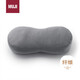 MUJI soft cushion that can be used as a lumbar cushion, charcoal gray 49 22 15cm