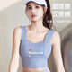 
Shercehman sports underwear women's shockproof gathering professional fitness running yoga anti-sagging bra beautiful back star black L