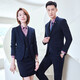 Lidu Yichen Professional suit Spring and Autumn Men's and Women's Outer Suit Workwear 698 Dark Blue Men's Suit + Men's Pants 2XL