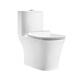
HUIDA Toilet jet siphon splash-proof silent toilet flush toilet toilet one-piece toilet 6218 HDC6218/305 pit distance (water-saving round water tank)