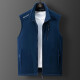 JP Fleece Vest Stand Collar Warm Herren Vest Vest Casual Fleece Jacke 9277 Elfenbein Weiß 3xl