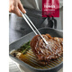 The legend of the pot kitchen tweezers air fryer cooking tongs 304 food clips barbecue steak clips stainless steel barbecue clips TONG01-304 round head stainless steel food clips