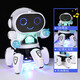Wu's Story Toys's Toys Dancing Robot Boy 1 à 3 ans Gelle 2 ans Fille d'un an Baby Baby Electric Toys Singing and Dancing Robot [Orange] dirigez-vous vers le chant et la danse robot