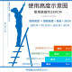 Qisheng Mingyuan ladder folding ladder household ladder aluminum alloy pedal four-step ladder herringbone ladder LC-086