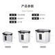 RYBACK grain storage box food-grade sealed jar kitchen insect-proof and moisture-proof rice bucket storage jar refrigerator storage box three-piece set 1400+2500+3800 (ml)