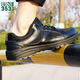 3531 training shoes WJ new physical training shoes outdoor hiking cross-country mountaineering running fire fighting small black running shoes black size 41