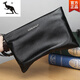 
Cool Kangaroo [top layer cowhide] soft cowhide men's handbag large capacity genuine leather clutch men's bag business casual wallet men [real leather] 8001 small black