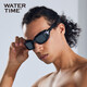 WATERTIME/Shuichuan swimming goggles myopia anti-fog high-definition large-frame swimming goggles for men and women professional training swimming goggles black