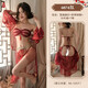 Feimu sexy pyjamas passen alten Stil Hanfu verführerische Cheongsam-Uniform heiße Leidenschaft Mitternachts-Charm-Charm-Rollenspiel 6627 Blue Sound Prinzessin schwimmendem Quasten-Set One Size (80-125 Jin [Jin gleich 0,5 kg]))
