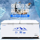 白雪雅竹冰柜商用大容量全冷冻大型冰柜家用冷藏冷冻两用卧式冷柜展示柜 788单温【经济款】1700x690x850
