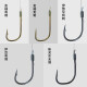 Folk artist fish hook line double hook finished product hook finished sub-thread fish hook tied with gold sleeve hook hand-tied fishing line set gold sleeve with thorn No. 4.0 hook-0.8 sub-thread