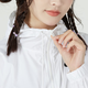 Nike (NIKE) Jacket Women's Spring New Casual Outdoor Sports Comfortable Breathable Hooded Quick-Drying Windproof Jacket DM6180-100 White L