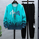 
Boledi 13-year-old boy spring and autumn pure cotton sweatshirt 15 middle school students long-sleeved T-shirt 16 teenagers big children's base shirt top 683-k556 gray (sweatshirt + pants) 170 XL (recommended weight 120-140 Jin [Jin equals 0.5 kg])