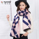 Woodpecker (TUCANO) Scarf Women's Spring Scarf Korean Style Long Two-Purpose Large Scarf Fashion Holiday Gift W0137A Pink Blue