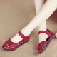
Owat brand mother sandals for women in summer, jurer leather, flat heel soft sole, middle-aged and elderly women's shoes, flat sole non-slip grandma shoes, middle-aged and elderly people's hole leather sandals for women new style 9903 red 38