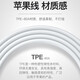光界适用苹果iPadAir数据线快充闪充A1474平板电脑速冲通用A1475/A1476加长短款USB充电器线插头 苹果快充线【白色】+10W快充头 1米