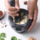 Baijie marble garlic pounder stone mortar garlic mortar garlic mashed artifact manual garlic press garlic masher jar garlic masher handmade large marble