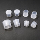 RUILIMA PE plastic sheath screw dust cap pipe cap thread sleeve external thread protective cover white plastic thread protective sleeve T-M12 (100 pieces)