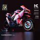 Kaichi Le Kawasaki H2 Motorcycle Assembly and Assembly Bloques de construcción de alta calidad BMW juguetes para automóviles deportivos para niños y niñas Kawasaki H2r Pink Motorcycle 838 partículas