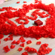 1000 pieces of non-woven fabric simulated rose petals, romantic petals, birthday decoration, proposal, wedding, Valentine's Day confession, romantic party arrangement, petals, wedding room arrangement, wedding supplies, candles, big red 1000 pieces