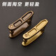 Gujisen Gürtelschnalle Herren High-End-Gürtelschnalle KNOBLE KOPE PURE MESGER PINGELTER HOSSER AUSZAHLE 4,0 cm Nr. 698 Messingschnalle 3 Schrauben