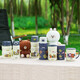 Thermos Termos Cup Line Friends Series Camping Series portátiles de taza de café portátiles de la taza de café, alumnos y femeninas Copa de agua para niños TSK2-CP (LF) Cream White Stew puede 520ml